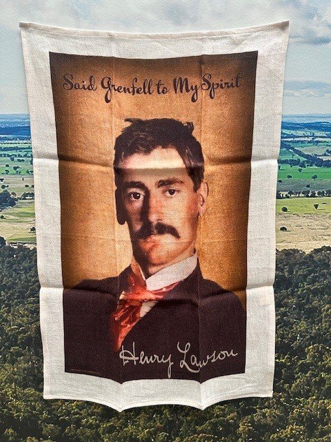 Henry Lawson Grenfell Tea Towel
